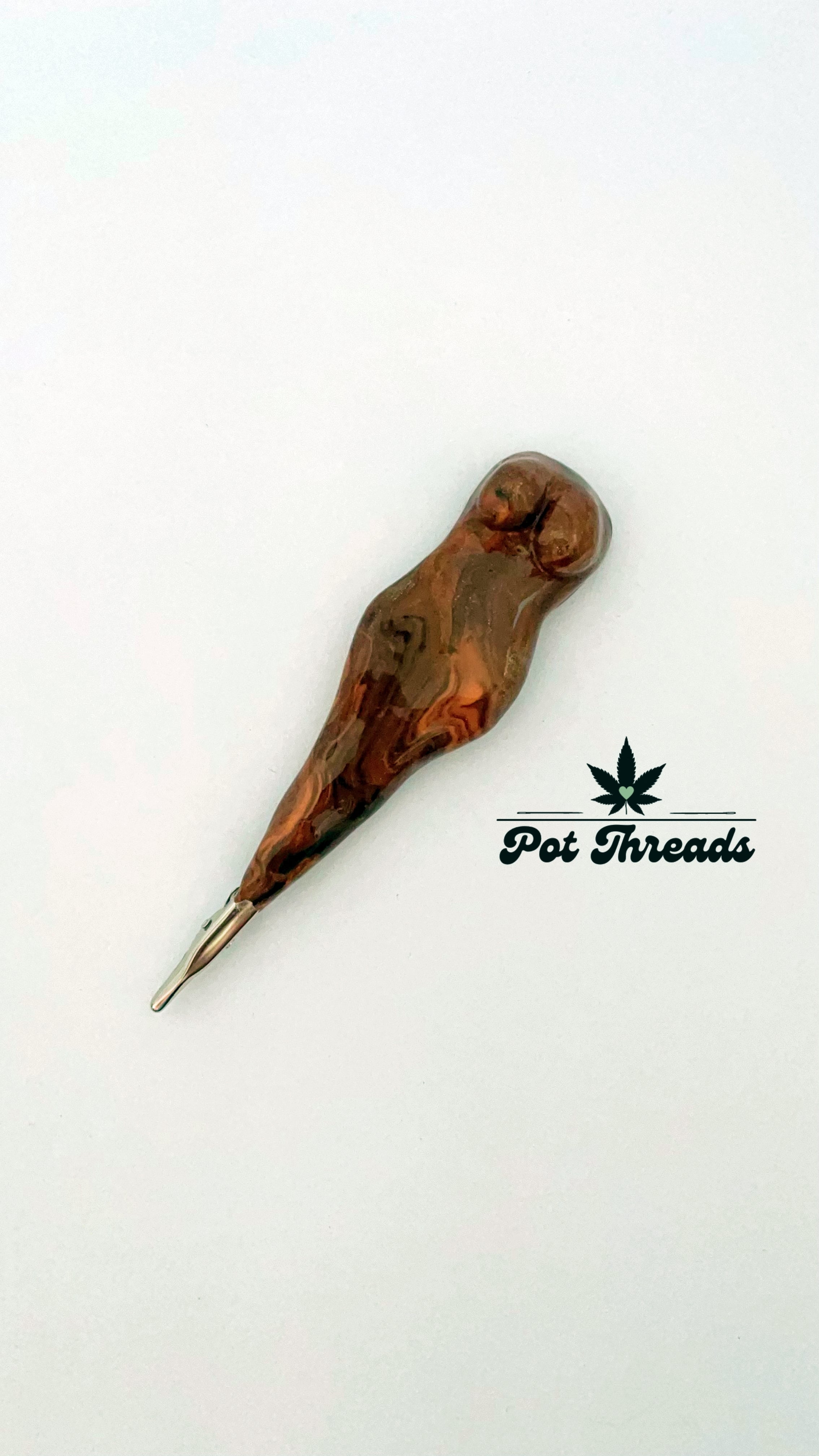 Chocolate Goddess Roach Clip – Pot Threads